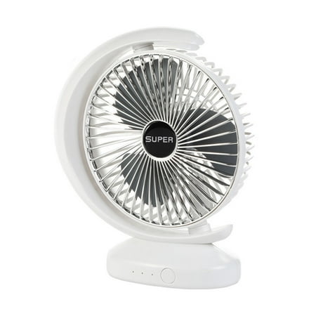 

KAOU Mini Portable Home USB Rechargeable Table Desktop 3 Speed Quiet Cooling Fan