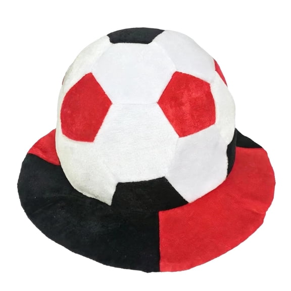 SRZYMJ Soccer Ball Hat Funny Soccer Shaped Hat Sport Event Hats Party Supplies Headgear Cap Sports Fans Gift Football Birthday Dress up