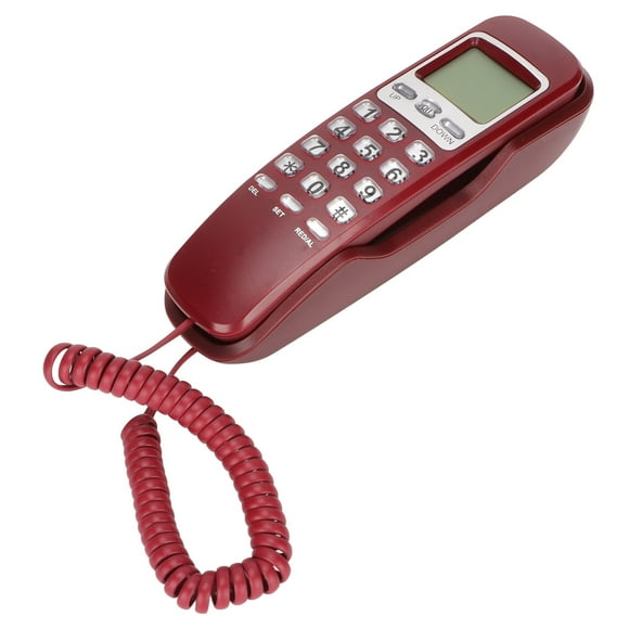 Teléfono con cable, Teléfono con cable con remarcación instantánea Teléfono con cable Teléfono de hotel Diseño de vanguardia