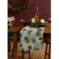 thumbnail image 6 of Winter Pine Tree Pine CRetro Table Runner Home Wedding Table Flag Mat Centerpieces Decoration Party Dining Long Tablecloth, 6 of 7