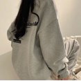 thumbnail image 3 of Sudaderas con capucha de manga larga para mujer, suéter holgado informal con estampado de letras, jerséis de gran tamaño, sudadera Harajuku, Ins, 3 of 5
