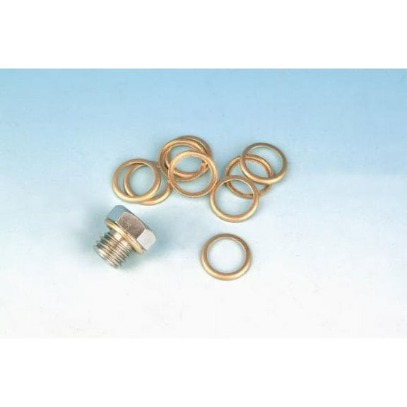 James Transmission Drain Plug Brass Washer 10-Pack (JGI-62702-52)