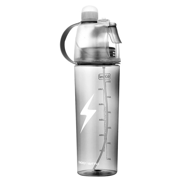 ¡Liquidación de San Valentín 2024! Vaso de plástico con rociador de agua para deportes al aire libre, práctico hervidor para niños, regalo para estudiantes, exfoliante.