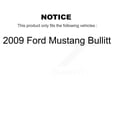 thumbnail image 2 of Transit Auto Front Rear Disc Brake Rotors and Ceramic Pads Kit for Car 2009 Ford Mustang Bullitt K8T-100916, 2 of 11