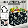 thumbnail image 4 of 2 Pack Reusable Grocery Bags, Heavy-Duty Shopping Bags with Sturdy Handles,Foldable Organizer, Shopping Bags for Groceries, Market, Car Trunk, Multi-Purpose, 4 of 7