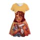thumbnail image 1 of Vestido de princesa Elsa de Disney, ropa de verano, vestido de niña coronada de Frozen King, ropa para niños, Vestido Cainival de Navidad para niños140 Gao Jinjia LED, 1 of 2