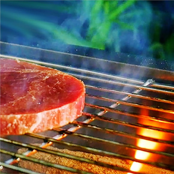 mmirethe Multi-function Charcoal Grills Portable Stainless Steel Barbecue Grilling Machine Mini Grill for Home Garden
