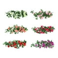 thumbnail image 1 of Artificial Flower Plant Fake Roses Plants Decorative Hanging Rose Decoration Self-Assembly Simulation Self-Assembly for Party Restaurant Wreath Decoration Red, 1 of 7