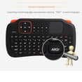 thumbnail image 3 of Tholdsy Teclado inalámbrico 2.4G 83keys con Touchpad Mini teclado inalámbrico Fly Mouse Control remoto Touchpad Juegos de teclado y mouse para computadora, 3 of 6