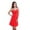 Red, variant on Women Nightgown Sexy Lingerie Sleeveless Camisole Slip Nightwear