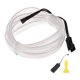 thumbnail image 1 of Cuerda de luz LED EL de 2m Unique Bargains, tira de luz de neón flexible para iluminación interior de automóviles, caja de batería (3V) blanca, 1 of 1
