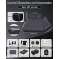 thumbnail image 3 of Inflatable Car Mattress Bed: SUV Camping Air Bed for Truck Backseat with Pump & Pillows, Car Sleeping Airbed for Van Back Seat, 3 of 5