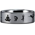 thumbnail image 2 of Yoga Style 2 Tungsten Carbide Ring, 2 of 9