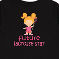 thumbnail image 4 of Inktastic Future Lacrosse Star Girl Girls Long Sleeve Toddler T-Shirt, 4 of 5