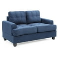thumbnail image 3 of Glory Furniture Sandridge Microsuede Loveseat in Navy Blue, 3 of 6