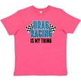 thumbnail image 3 of Inktastic Drag Racing is My Thing with Flags Youth T-Shirt, 3 of 5