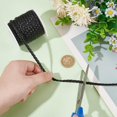 thumbnail image 3 of 10.94 Yards(10m) Leathers Cord 5mm Wide Black 3-Ply Flat Cord Rope Lace Folded Bolo String PU Leathers Strap with Spool for DIY Necklace Jewelry Crafts DIY, 3 of 7