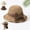 Khaki, Small, variant on Woven Handmade Straw Hat with Ruffled, French Sun Hat, Crochet Hats for Women, Breathable Travel Hats, Khaki, Small