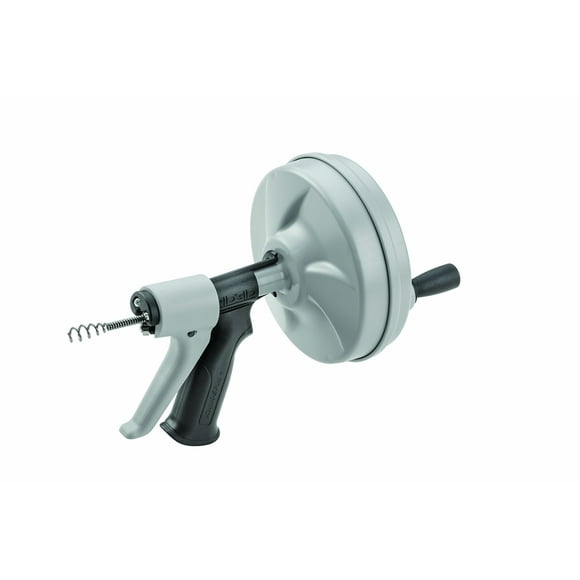 Limpiador de desagües RIDGID 57038 Kwik Spin+ con cable de 7,6 m, gris