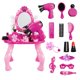 thumbnail image 1 of Los Niños Fingen Tocador Taburete Belleza Princesa Tocador Con Luces De Espejo Accesorios De Maquillaje De Música Para Niñas Serendint FN002476-00, 1 of 6