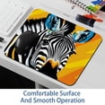 thumbnail image 6 of Zebra Non-Slip Rubber Bottom Printed Gaming Mouse Pad Mouse Mat - Square 8.3x9.8 Inch, Suitable for Office and Gaming., 6 of 6
