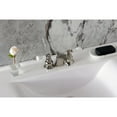 thumbnail image 4 of Kingston Brass KB956PLPN Victorian Mini-Widespread Bathroom Faucet with Pop-Up Drain, Polished Nickel, 4 of 7