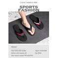 thumbnail image 2 of Mens Flip Flop Beach Slippers Adult Sandals, 2 of 10
