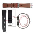 thumbnail image 3 of Bracelet en Cuir pour Montre Huawei GT2 Pro Marron, 3 of 4