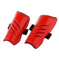 thumbnail image 2 of Xingzhi Enfants Tibia Soccer Soccer Coussinets Protecteurs Équipement Entraînement Jambe Rouge, 2 of 9