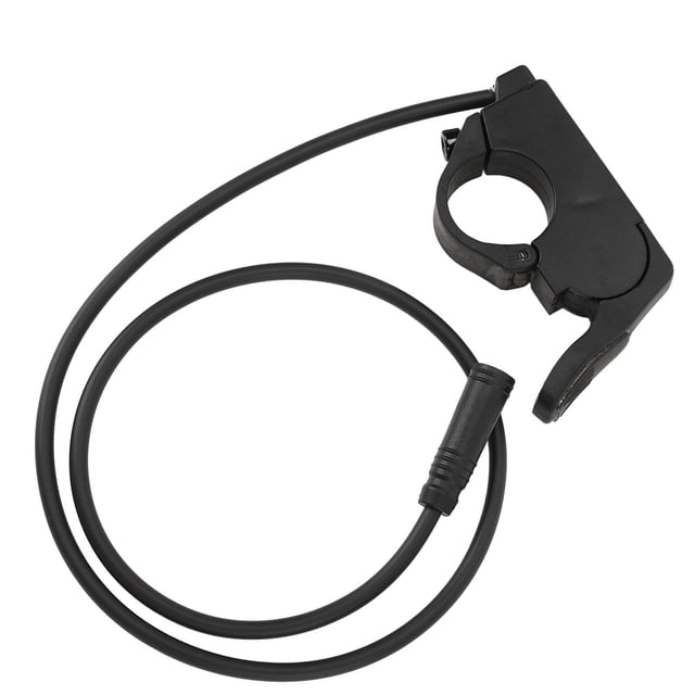 Acelerador de Pulgar de Bicicleta Motorizado, Acelerador del Pulgar No Deslizante Control de la Llama del Retardante Izquierdo Universal Conector de 3 Pines para bicicletas de
