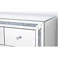 thumbnail image 4 of 47 in. silver crystal mirrored 7 drawer cabinet, 4 of 5