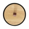 thumbnail image 5 of Better Homes & Gardens 2.5" x 6.18" Ribbed Black Ceramic Decorative Container, 5 of 12