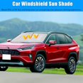 thumbnail image 4 of GHSDFBB Car Windshield Sun Shade Foldable,Sun Protection for Car Front Windshield,Sun Protector for UV Ray,Car Interior Accessories for Sun Heat,Fit for 2019-2024 Toyota RAV4, 4 of 7
