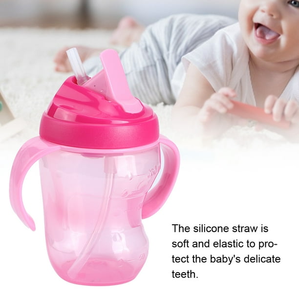 Ccdes Infant Water Cup,Kid Drink Cup,260ml Double Handle Infant Kid Non