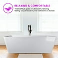 thumbnail image 5 of Vanity Art 59" x 30" Solid Surface Resin Stone Freestanding Bathtub, 5 of 7