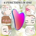 thumbnail image 4 of Stainless Steel Gua Sha Facial Tools Guasha for Face Metal Gua Sha Tighten Skin Massage Guasha Beauty Tool for Body Eyes Neck Massager with Travel Pouch Skin Care Gifts (Rainbow Color), 4 of 13