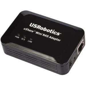 U.S. Robotics USR8710 Mini NAS Adapter - Gigabit Ethernet - 1 x Storage