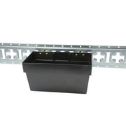 Mytee Products Heavy Duty E-Track Storage Bin for E-Track Systems | E Track Organizer Basket for Trucks, Enclosed Trailer, Workshop, Garage