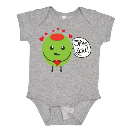 

Inktastic Olive You Gift Baby Boy or Baby Girl Bodysuit