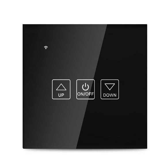 Amdohai Wi-Fi Smart Dimmer Switch Glass Panel Voice Control Compatible with Alexa
