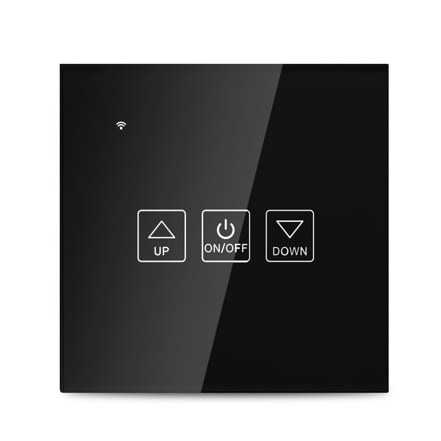 Gradateur Intelligent Wi-Fi Switch Panneau en Verre Commande Vocale Compatible avec Alexa Google Home Application Contrôle Fonction de Minuterie Partage Intelligent Lumière Intelligente Switch Prise Murale