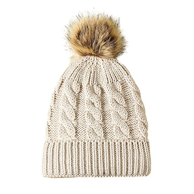 Thermal Beanie Hat Stay Warm Stylish Parent-Child Autumn Winter Cold-proof Fine Workmanship Hat for Cold Weather