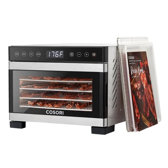 Cosori Premium Mini Food Dehydrator with 5 Stainless Steel Trays, Adjustable Temperature, 48-Hour Timer