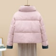 thumbnail image 3 of Hvyesh Women's Winter Coat Casual Lapel Quilted Coat Warm Long Sleeve Puffer Jacket Lightweight Padded Coats with Pockets, 3 of 9
