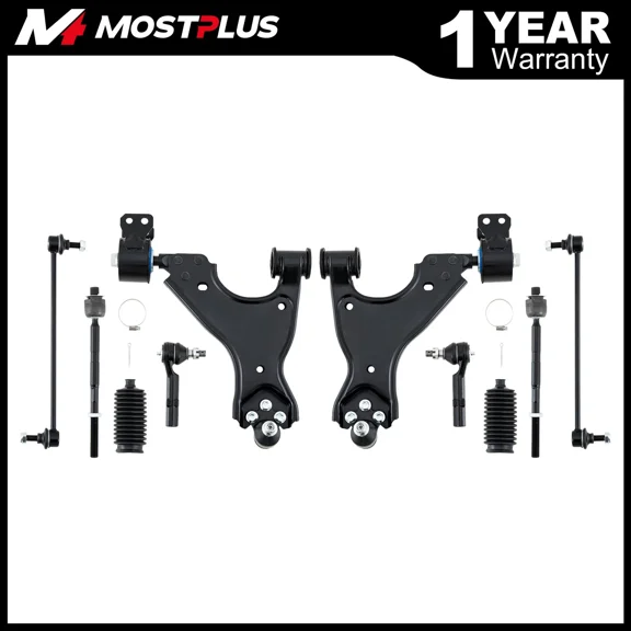 MOSTPLUS Front Lower Control Arms Ball Joints for 09-17 Chevy Traverse 07-16 GMC Acadia