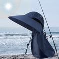 thumbnail image 3 of Sombrero para , protección para el cuello a prueba con solapa para el cuello, sombrero para senderismo, sombrero para , Macarena  Sombrero de sol de verano, 3 of 8