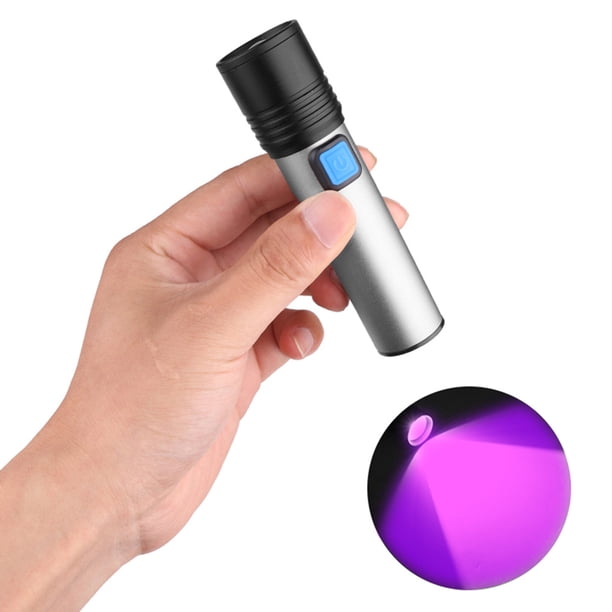 Linterna Linterna UV USB portátil 395nm 1200mAh cheque de billetes manicura 10 Uds Likrtyny Para estrenar