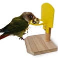 thumbnail image 4 of Flmtop Pet Bird Parrot Funny Basketball Shoot Hoop Balls Puzzle Game Chew Play Toy Random Color, 4 of 8
