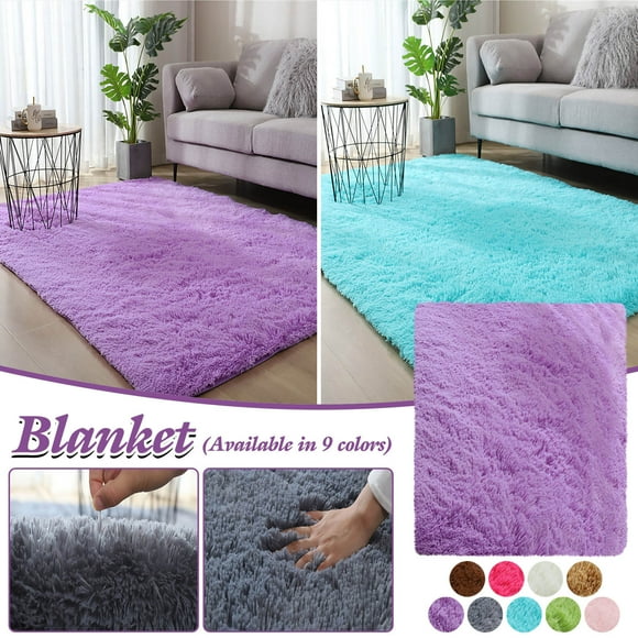 Tyidzon Rugs for Bedroom Solid Color Fluffy Shaggy Soft Living Room Rug 32X78 Inch Indoor Modern Area Rug for Teen Dorm Room Home Decor, Khaki