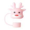 thumbnail image 2 of 5 Pc Christmas Straw Cover Reusable 10mm Straw Cover Accessories Christmas Gift, 2 of 6